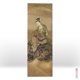 Tranh Sơn Mài Dát Bạc - Ngài Văn Thù Sư Lợi Bồ Tát